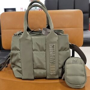 NEW Steve Madden Puffer Juniper BBANDO Satchel Crossbody Handbg